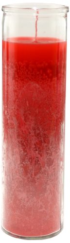 Star Candle 8-Inch Candle, Red