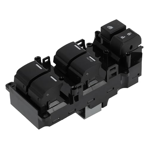X AUTOHAUX Power Window Switch for Honda Accord 2008-2011 Black Front Right Driver Side Window Control Switch