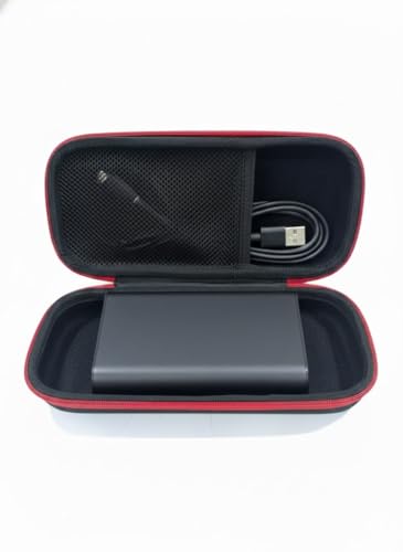 Image of GadgetBite Universal EVA Power Bank Case Cover for 10000mAh 20000mAh & 30000mAh Power Banks Shockproof Protective Carry Case for PowerBank Compatible with Xiaomi Ambrane URBN Boat PowerBanks - Red