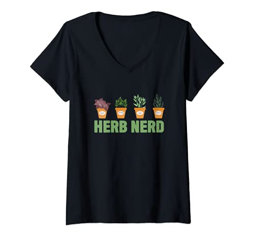 Mujer Funny Gardening - Gardener Love Garden Plants Camiseta Cuello V Cover