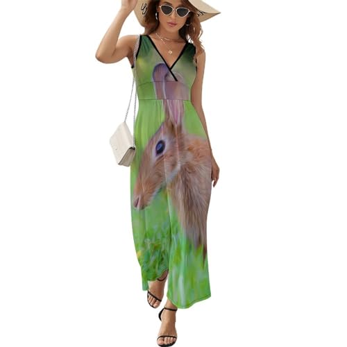 Robe Maxi Fluide Lapin : Solution Confort anti-chaleur avec cette Robe Longue Décontractée