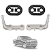 68275662AB 68395841AA Exhaust Bracket Muffler Support Assembly Fits Ram 1500 2019-2025 3.0L 5.7L 6.2L, with 2Pcs Hanger Rubber (Rear Left & Right)