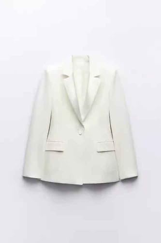 Ulnomio Women's Two Pieces Suit One Button Jacket Pants for Uniform Banquet2