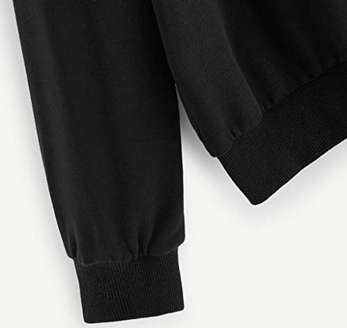 Xmiral Felpa da Donna con Cappuccio Top Pullover a...