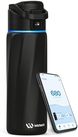 WaterH BOOST Smart Water Bottle Tracker with Reminder to Drink Wa...