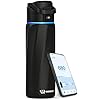 BOOST Smart Water Bottle that Reminds You to Drink, 24oz BPA-Free Stainless Steel Vacuum Insulated, Wide Mouth Water Tracker Bottle with APP for School, Gym, Office, Ideal for Mother's Day