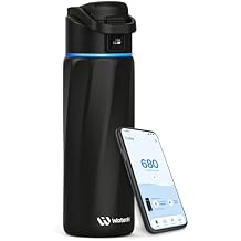 BOOST Smart Water Bottle that Reminds You to Drink, 24oz BPA-Free Stainless Steel Vacuum Insulated, Wide Mouth Water Tracker Bottle with APP for School, Gym, Office, Ideal for Fathers Day