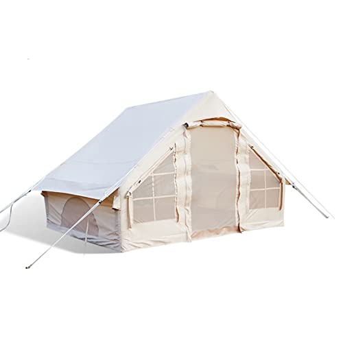 Carpa Inflable Grande Tipo Yurta Impermeable Camping 3-8 P miniatura 1