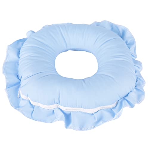 Rosto de Poliéster Relaxado para Salão de Spa, Almofada de Descanso para Cochilo Oco, Cabeça Portiva