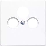 Schalterprogramm Jung LS990SATWW Abdeckung für SAT-TV-Steckdose