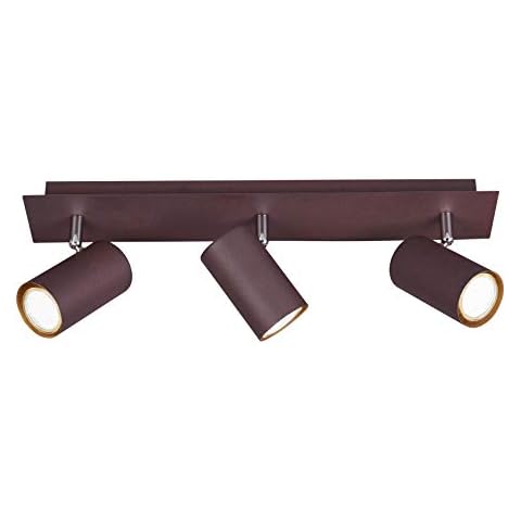 Trio Leuchten Deckenleuchte Marley 802400324, Metall rostfarbig Cover