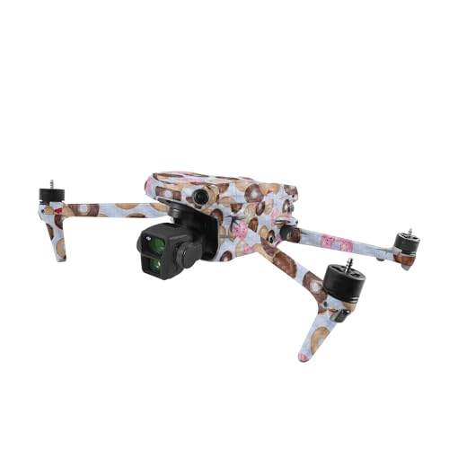 Image of MightySkins Carbon Fiber Skin Compatible with DJI Air 3 - Donut Binge | Protective, Durable Textured Carbon Fiber Finish | Easy to Apply