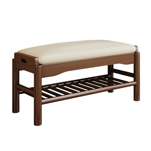 Banc de pied de lit pour chambre et meuble chaussures de salon 60 cm