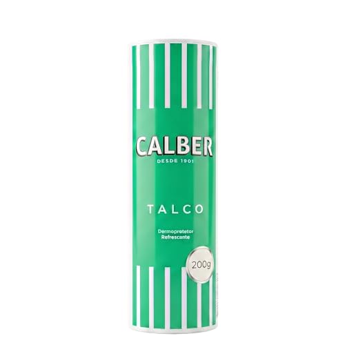 Calber® Polvos de Talco 200 g – Antirozaduras · Talco Bebé · Hipoalergénico – Dermoprotector para Toda la Familia – Desde 1900