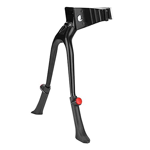 Béquille pour vélo double pied central réglable béquille noire stable - 4