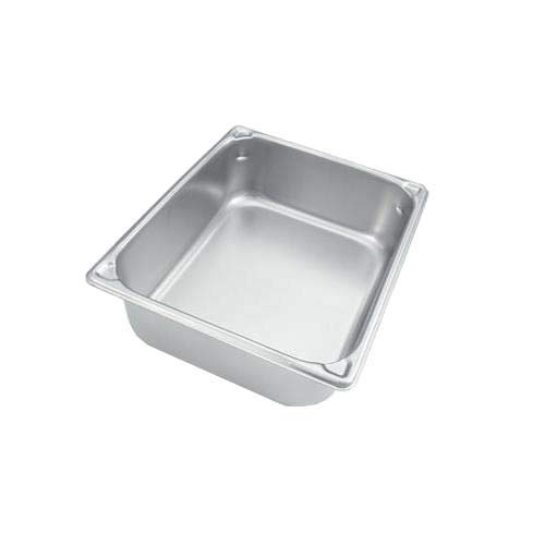 Polarware 30260M Super Pan Stainless Steel Heavy-Duty Steam Table Pan, 1/2 Size, 9.5L Capacity