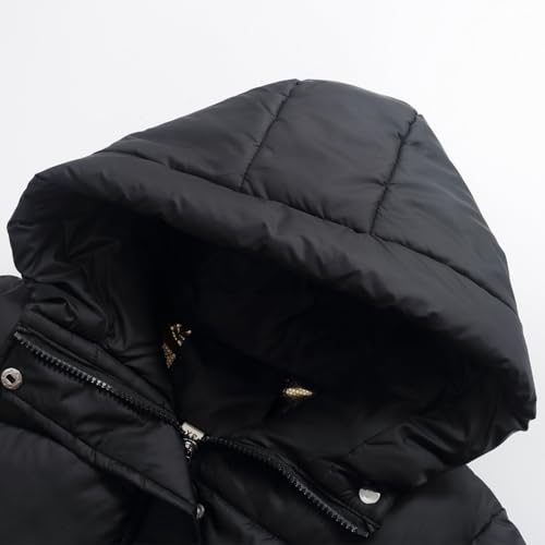 Girls Waterproof Coat Winter Parka Long Puffer Jacket Padded Heavyweight Clothes3