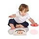 ZDNT Montessori-Spiegel Lustiges Spiegelspielzeug Sensorisches Spielzeug Interaktive Spiegel für Kinder Bauchzeitspiegel Baby-Geschenkideen Baby Spiegel Spielzeug Für Baby-Kleinkind-Vorschule