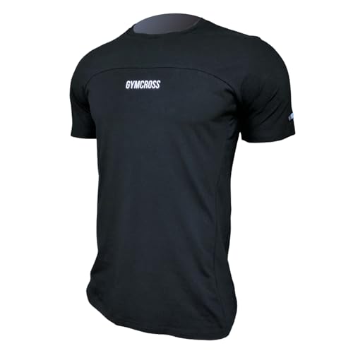 [GYMCROSS] WNX TVc ATHLETIC SHIRT Xgb`Rbguh tBbglXEFA WEFA tBbglXEFA X|[cEFA jOEFA Y gc-084 (Black, S)