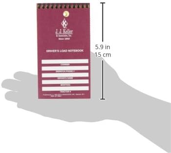 Miniatura 3 de J. J. Keller - Cuaderno de carga para el conductor, paquete de 4 unidades, 3 x 5.5 pulgadas, tamaño de bolsillo, encuadernado en espiral, 3 capas,