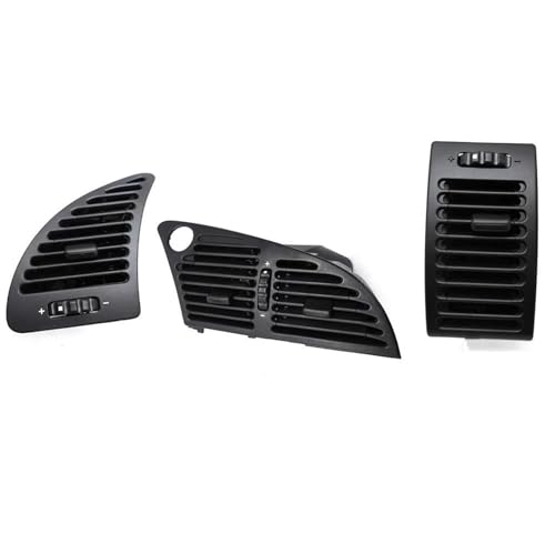 DZSFDGDDFGD Rejillas Ventilación para Citroen para Xsara para C-Elysee 2002-2011 2012 2013 Salida De Aire Acondicionado Ventilaciones Piezas De Repuesto Parrilla Delantera(3 PCS)