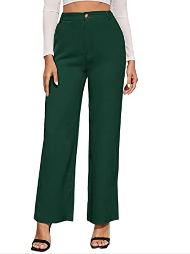 Image of Elendra Women Lycra - Bootcut Trousers Pant Wide Leg