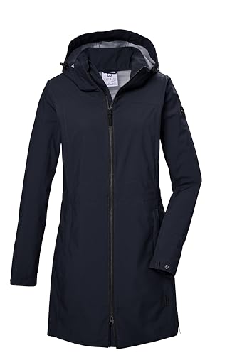 G.I.G.A. DX Mujer Parka softshell/chaqueta softshell con capucha con cremallera GS 76 WMN SFTSHLL PRK, dunkelnavy, 44, 42696-000