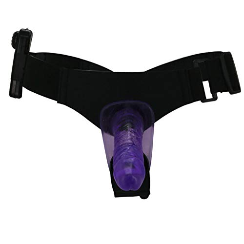 Baile Strap-On Con Dildo Doble, Lila - 1 Unidad Baile Strap-On Con Dildo Doble, Lila - 1 Unidad