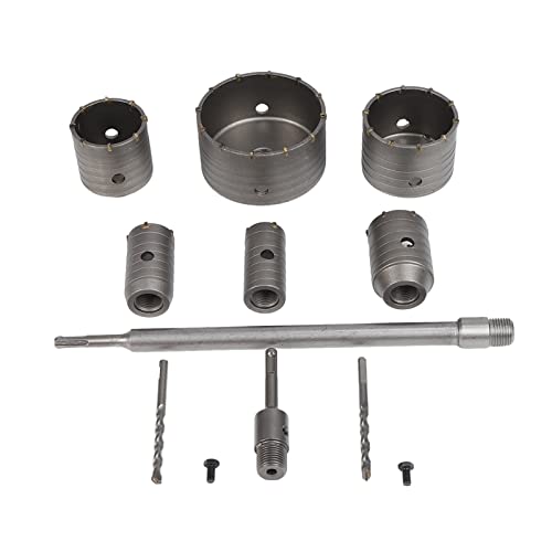 Set de sierras de corona para concreto de carburo cementado miniatura 7