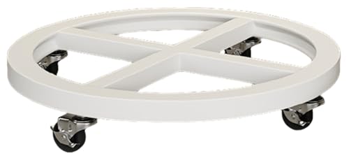 Zdaqian �A�ؔ��� ���u�� �A���|�b�g�g���C �L���X�^�[�t�� �ړ��ԑ� �Y�f�|�� ���A���X�^���h �ړ��\ �ϋv ���݂̂��� �ړ����₷�� 360 �x��]�L���X�^�[ ���@�\ ���� ���O�p �ƒ�p �Ɩ��p �g�ݗ��Ă��ȒP (���a23cm,�z���C�g)