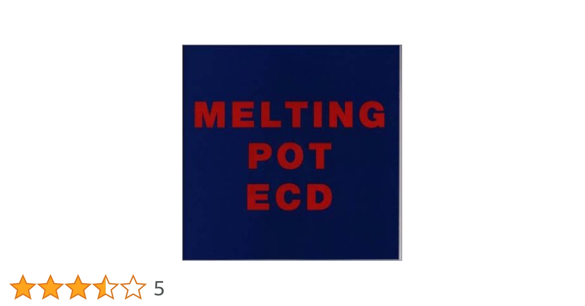 ECD - Melting Pot 白ラベル　プロモ盤　レコード ECDの全レコード「1998～2003」 | KillerKiller Records 覚え書き