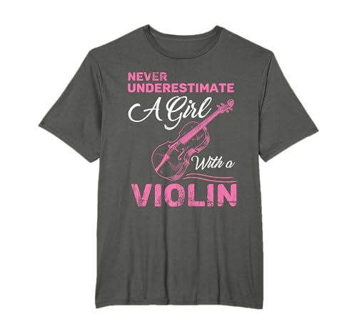Regalo Violinista Para Mujeres Niñas Música Clásica Violín Camiseta