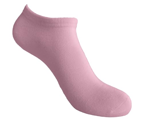 Image of Rambutan Comfort Seam Bamboo Ankle Socks - Soft Socks for School & Daily Wear, Youth & Adult Sizes (3 Pack)
