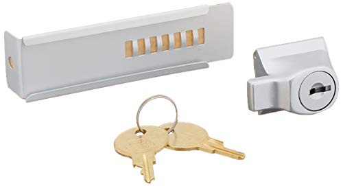 C.R. Laurence Finition en aluminium bâton sur la serrure de la vitrine - aussi bien calée