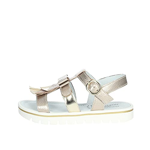 Nu-Pieds Fille Nero Giardini Rose Doré Sandales Cuir Tendance