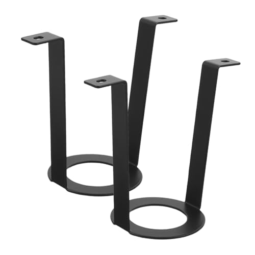 ifundom 2pcs Reptile Heat Lamp Holder Bracket Metal U-Shaped Support Stand for Terrarium Glass Tank Lighting Suitable for Lizards Turtles Basking Lamps