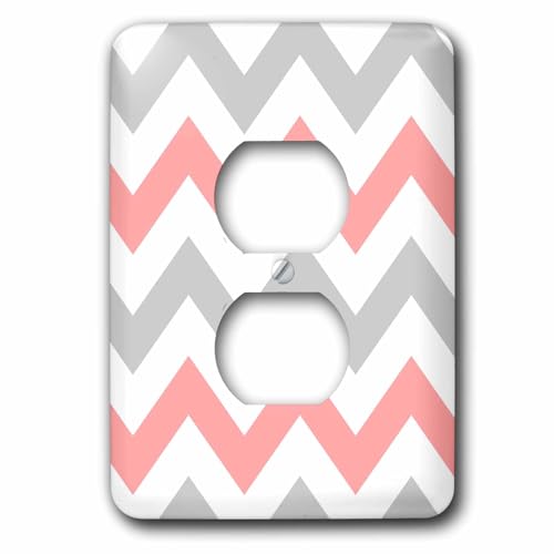 Interrupteur zigzag corail rose pour illuminer la décoration d'une chambre d'enfant - 2