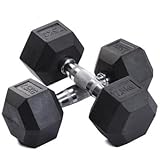 Las mancuernas es el material esencial que no puede faltar en ningún gimnasio ni zona de entrenamiento en casa.Las mancuernas hexagonales son una alternativa a las mancuernas de musculación con diseño más tradicional. Gracias a su fabricación en caucho, podrás proteger el suelo de arañazos y las aporta mayor durabilidad además su agarre moleteado permite más seguridad.