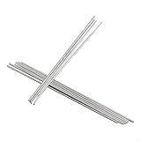 Aluminum Welding Rods 3.2mm, Low Aluminum Soldering Rods for Aluminum Alloys, Flux Coated Repair 3.2x230mm, 10-Pack