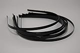 Black Colored Metal Headband - 1/4