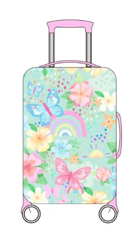 Image of Kids Suitcase Set for Girls Carry on Luggage with Wheels