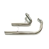Für Yamaha Für Virago 250 XV125 XV250 XV 125 XV 250 Schalldämpfer Edelstahl Motorrad Volle Schalldämpfer Auspuff System Rohr