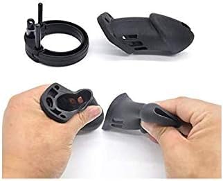 Lucchetto MelBiz Nero in Resina, Gabbia di Protezione, 1 Lock, 1 Chiave, Plastica, Semplice ed Elegante, Recommended for Generale Use