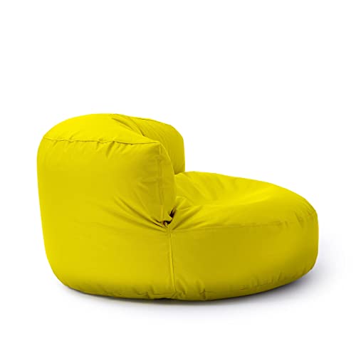 Lumaland Sitzsack Lounge | Sofa-Sitzsack 90 x 50 cm mit Rückenlehne | Indoor & Outdoor Beanbag | Wasserabweisend… – Bild 6