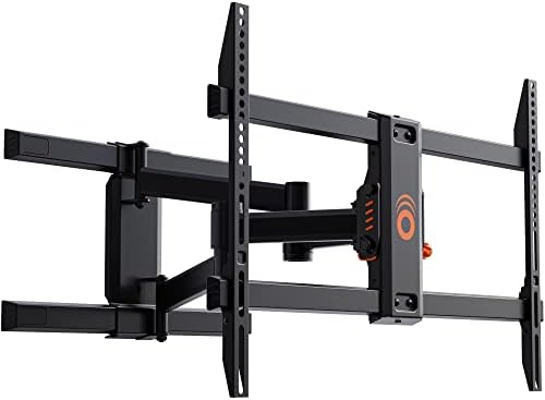 ECHOGEAR Full Motion Articulating TV Wall Mount Bracket for TVs Up To 78" - Smooth Extention, Swivel, & Tilt - Wall Template For Easy Install - Centers & Levels After Mounting Plus Hides Your Cables