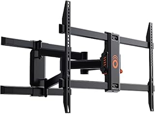 ECHOGEAR Full Motion Articulating TV Wall Mount Bracket for TVs Up To 78" - Smooth Extention, Swivel, & Tilt - Wall Template For Easy Install - Centers & Levels After Mounting Plus Hides Your Cables