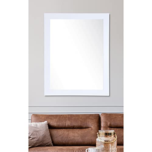 BrandtWorks Farmhouse - Espejo de Pared, Color Blanco Cover