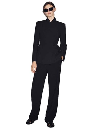 Smokings veste pantalon femme pour costume de dîner décontracté et entretien de travail chic