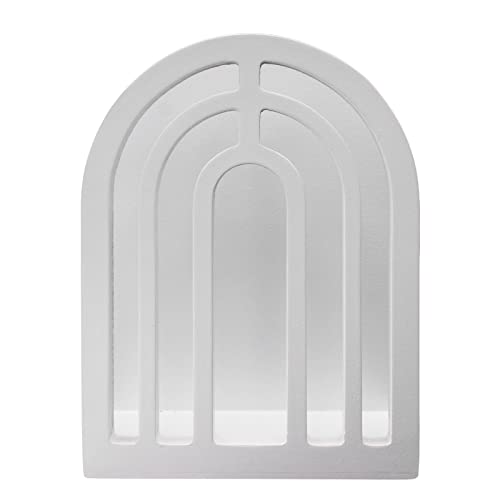 Karisky Farmhouse Napkin Holder Rustic Solid Real Wood Cocktail Paper Napkin Dispenser For Kitchen Countertops, Dining, Picnic Table Decor, White #TOP4