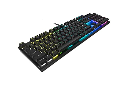 Teclado Mecânico Gamer Corsair K60 RGB PRO, Switch Cherry Viola, ABNT, Preto - CH-910D019-BR